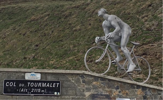 La estatua del Tourmalet, Octave Lapize.