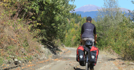 viajar en bicicleta