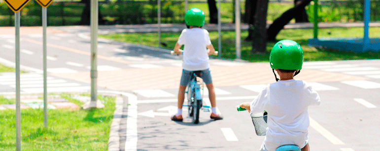 Ser ciclistas cívicos desde pequeños