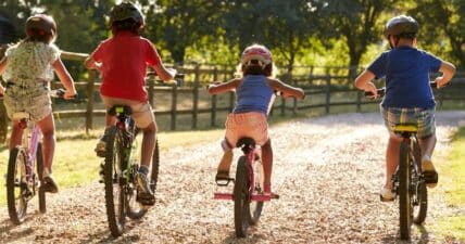 Entrenamientos de fuerza para niños en ciclismo