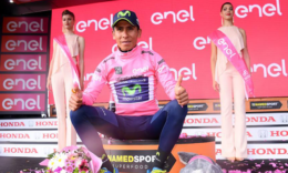 El gran favorito para este Giro de Italia, Quintana ya viste de rosa