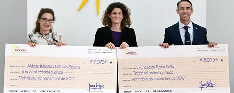 Cofidis dona 25.150 euros del Pedalón Solidario