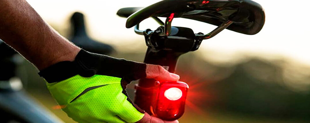 luz trasera y la seguridad ciclista