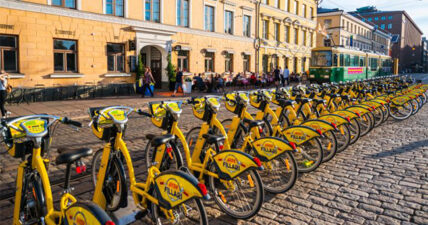 bicicletas en ciudad