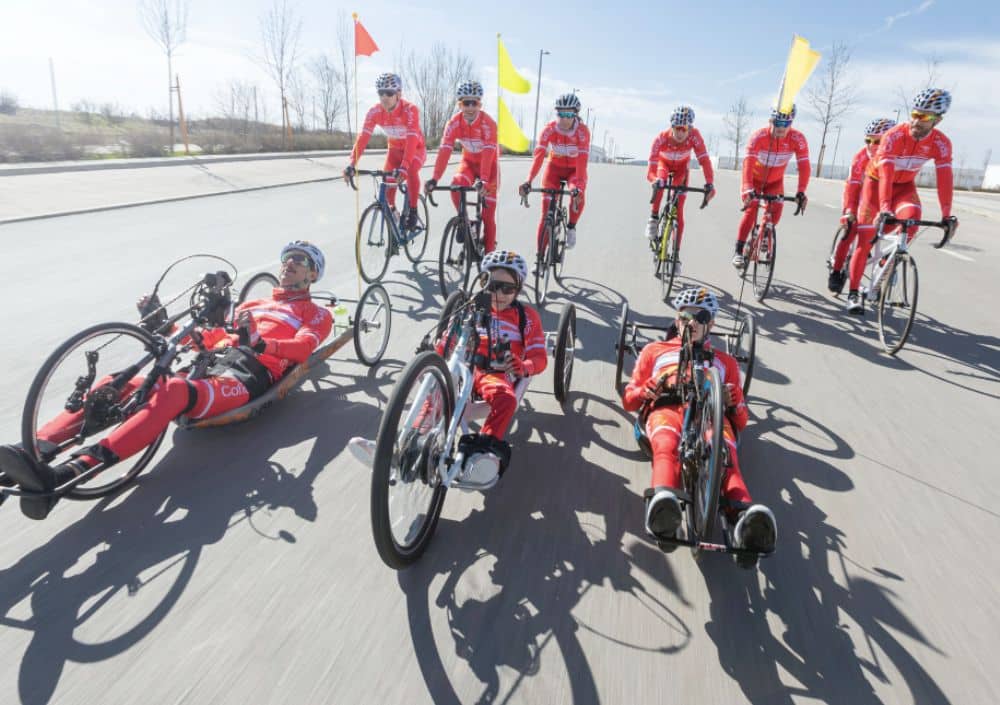 El encuentro sirvió también para que Cofidis presentase un proyecto muy emocionante: el Cofidis Kids, la cantera del Equipo Cofidis de Promesas Paralímpicas