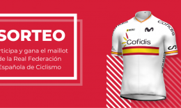 Cofidis sortea tres maillots de la Selección Española de Ciclismo