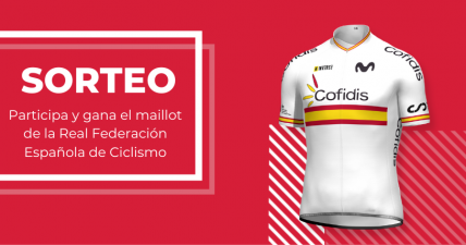 Cofidis sortea tres maillots de la Selección Española de Ciclismo