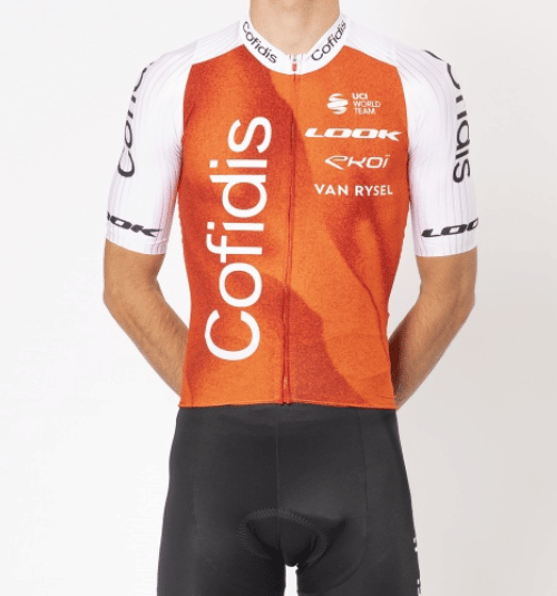 Maillot equipo ciclista Cofidis