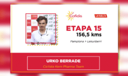 La Vuelta – 15ª Etapa: Urko Berrade Pharma Team nos hace su análisis