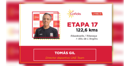 La Vuelta 2023 – 17ª Etapa: Tomás Gil, Director Deportivo del UAE Team, nos hace su análisis