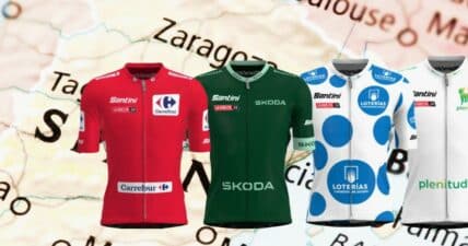 Los maillots de la Vuelta a España: Colores e historia