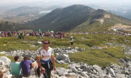 Imagen de archivo del Puerto de Navacerrada, Bola del Mundo, Cima Alberto Fernández de La Vuelta 2025.